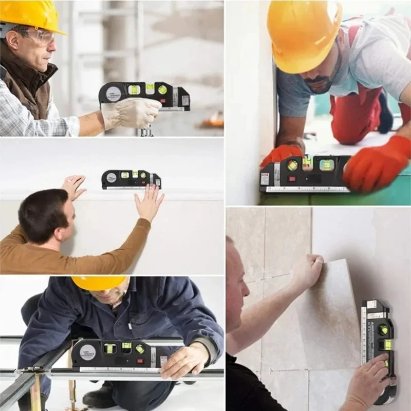 3 in 1 High Precision Infrared Laser Levels With bracket  Optical Instruments Renovation Measurement and Construction Tools