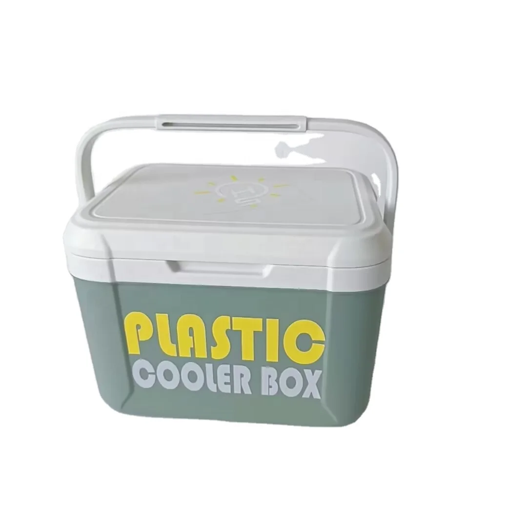 HS plastic cooler 5L small  ice bucket with logo  promotion for mini cooler  picnic sports hard food cooler keep item cooling