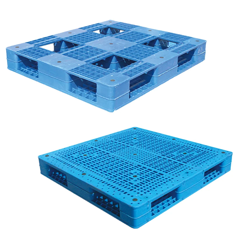 Low-cost transportation exports 4-way plastic heavy duty pallets for storage usage euro pallet hdpe pallet
