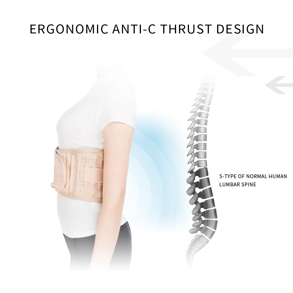 High Quality Air Pressure Lumbar Back Belt Support Traction Air Decompression For Relief Waist Lumbar Decompression Belt