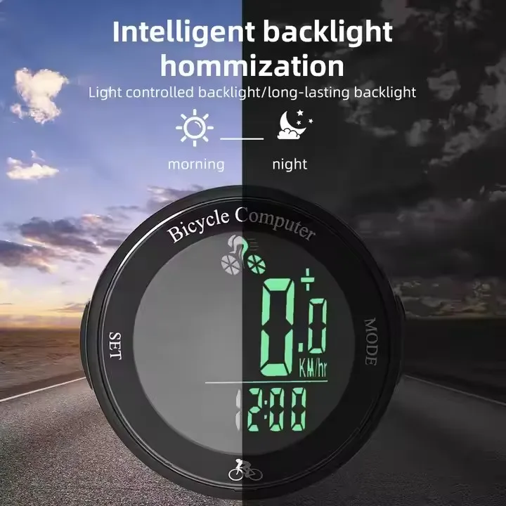 Xunting Wireless Bike Computer Waterproof Bicycle Odometer Multi Functional LCD Screen Cycling Mountain Bike Speed Meter