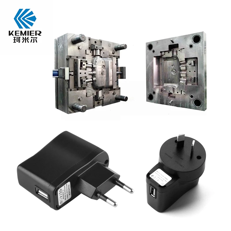 Kemier Charger shell custom manufacturer  Round Square Heart Shape Wireless Charging Portable For Smart Phone