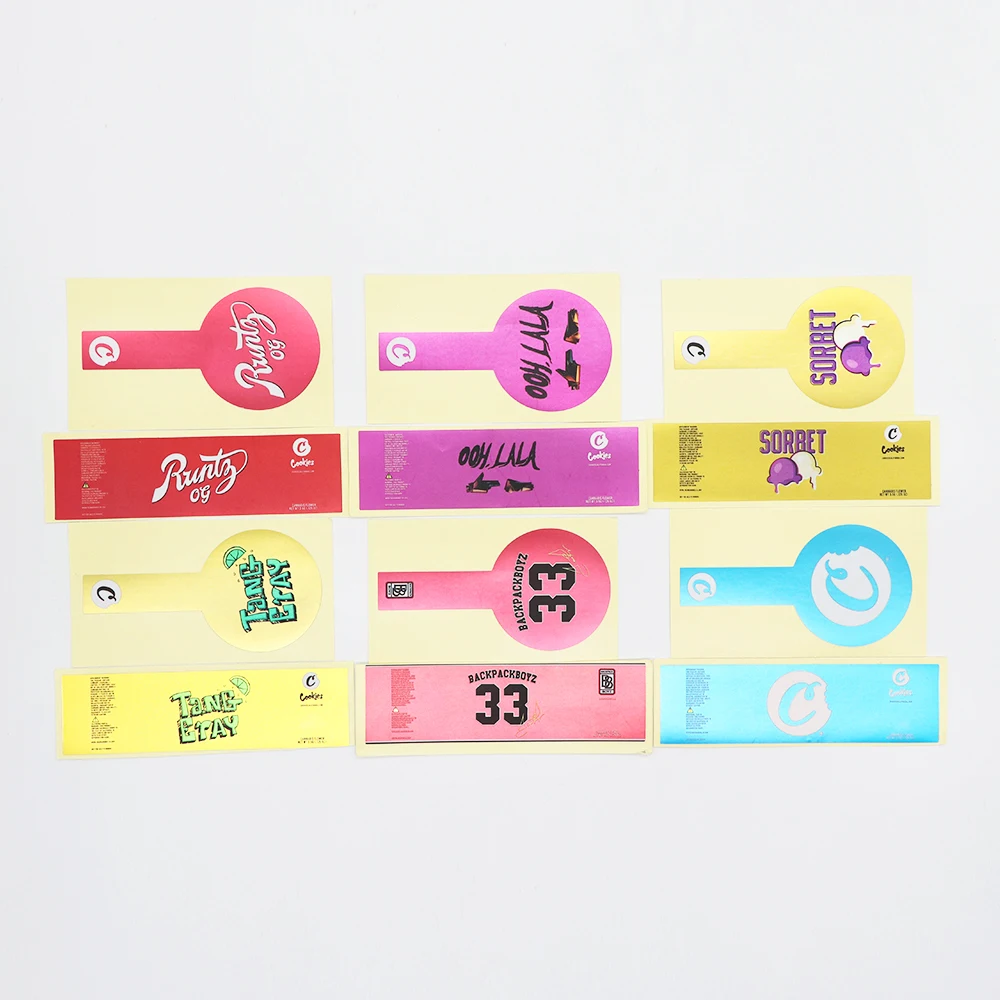 Hot Selling OEM Available Popular Customized Sticker Printed Printing Plastic Waterproof Adhesive Label Sticker for Bottles