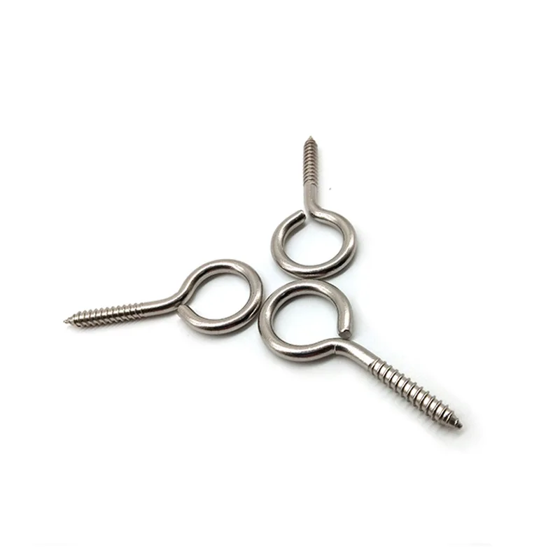 Stainless Steel M6 Long Eye Lag Screw