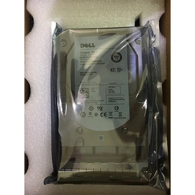 Оптовая цена жесткий диск для сервера dell 600 гб sas 10k 2 5