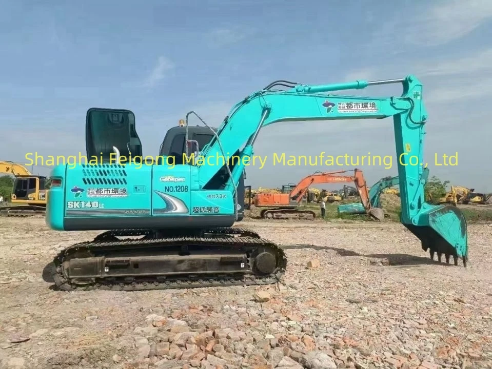 90% new14 ton Japan 2022 crawler digger machine good condition high quality low price used excavator kobelco sk140 for sale