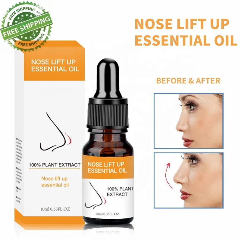 HGMed Nose Essential Oil Up Heighten Rhinoplasty Collagen Firming Moisturizing Nose Serum Reshape Natural Face Skin Care