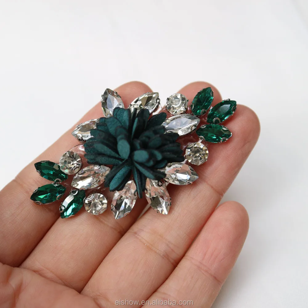 Clothing Patches Custom Iron On Fashion Shoes Crystal Rhinestone Hotfix Patch