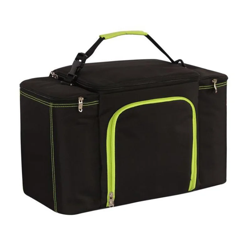 Large Capacity Heated Pizza Lunch Bag Insulation Aluminum Foil Sublimation Thermal food delivery bag