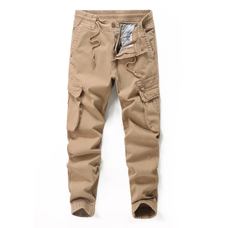 hot sale BAWANGCHENG 2023 man fashion casual elastic waist tactical sports joggers pants  outdoor  plus size cargo pants