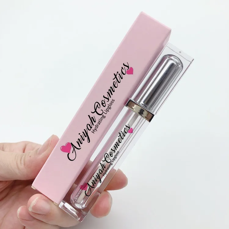 Square lip gloss tube lipstick empty bottle ABS material lip glaze tube cosmetic packaging materials manufacturers wholesale