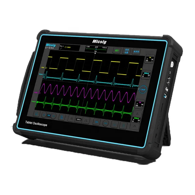 Micsig TO3004 Analog Oscilloscope 4 Channels 300mhz 2GSa/S Portable Multifunction Digital Economical Storage Oscilloscope