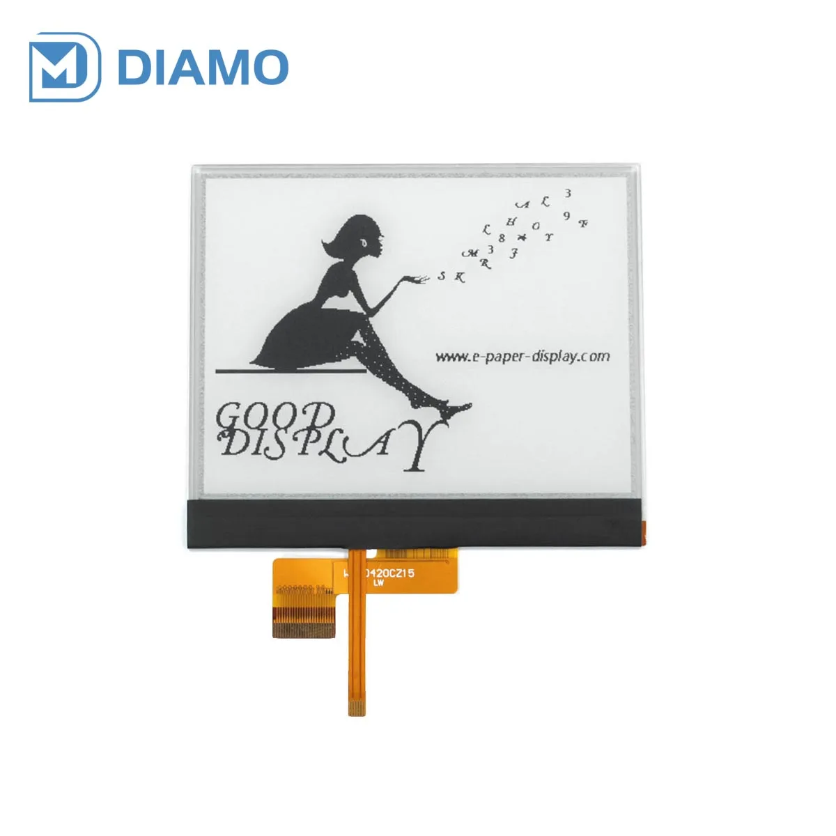 Frontlight 4.2 inch epaper display backlit 4 Grayscale, GDEW042T2-FL
