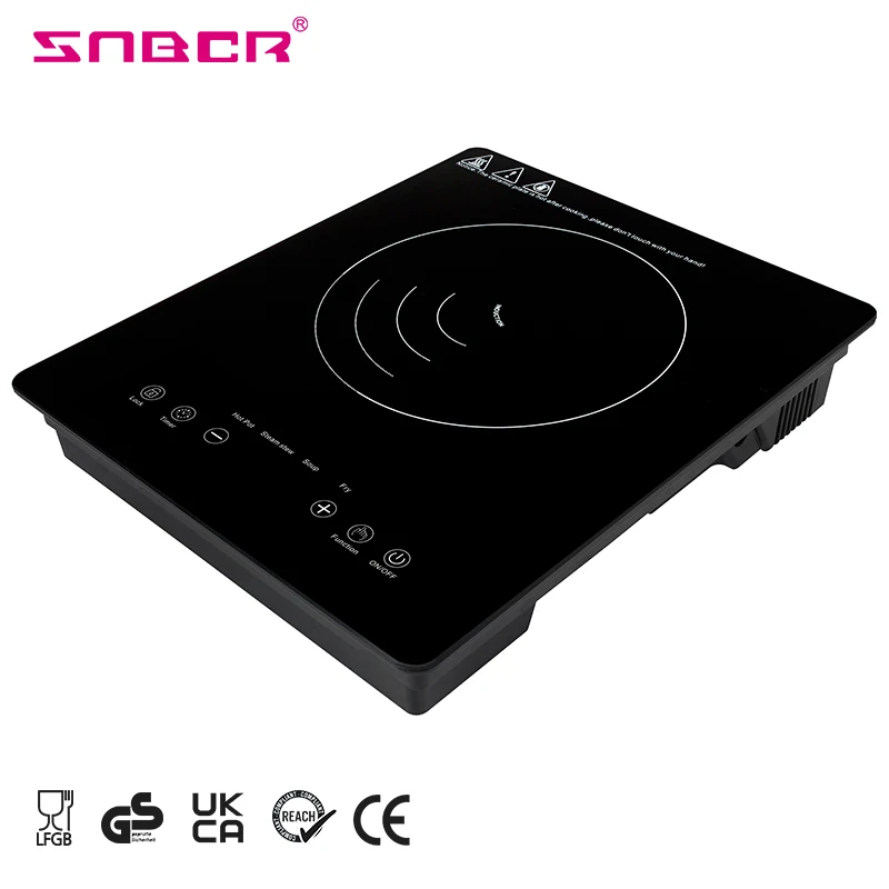 Portable Single Induction Hob Cooktop Hot Pot Touchpad Control Induction Cooker