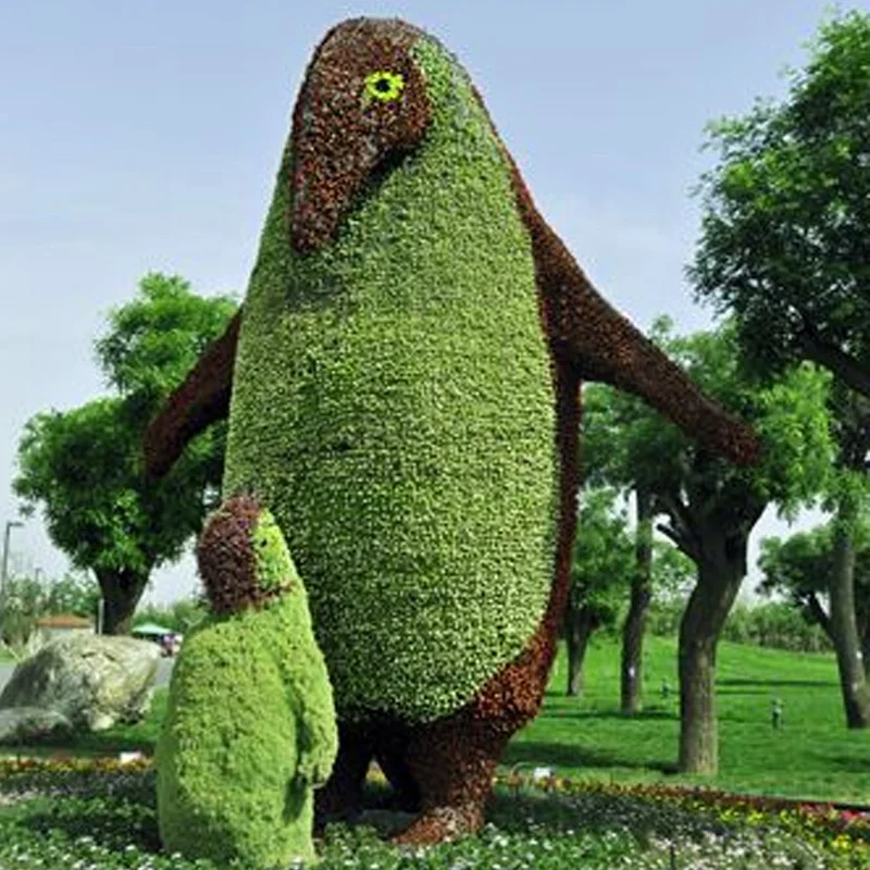 artificial Giant Outdoor artificial topiary grass plant sculpture green sculpture for garden decoration