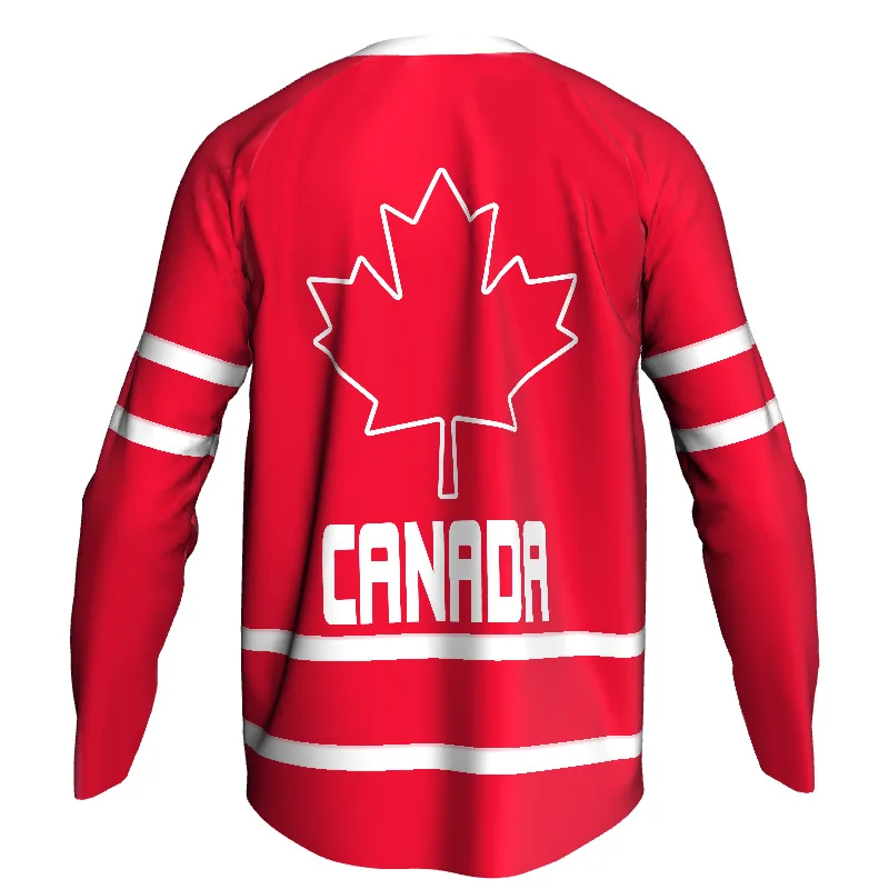 Canada New Long Motocross Shirt Downhill Cycling Jersey Tops Bicycle Wear Pro Team Race MX Off Road Mountain Red Sport Clothing