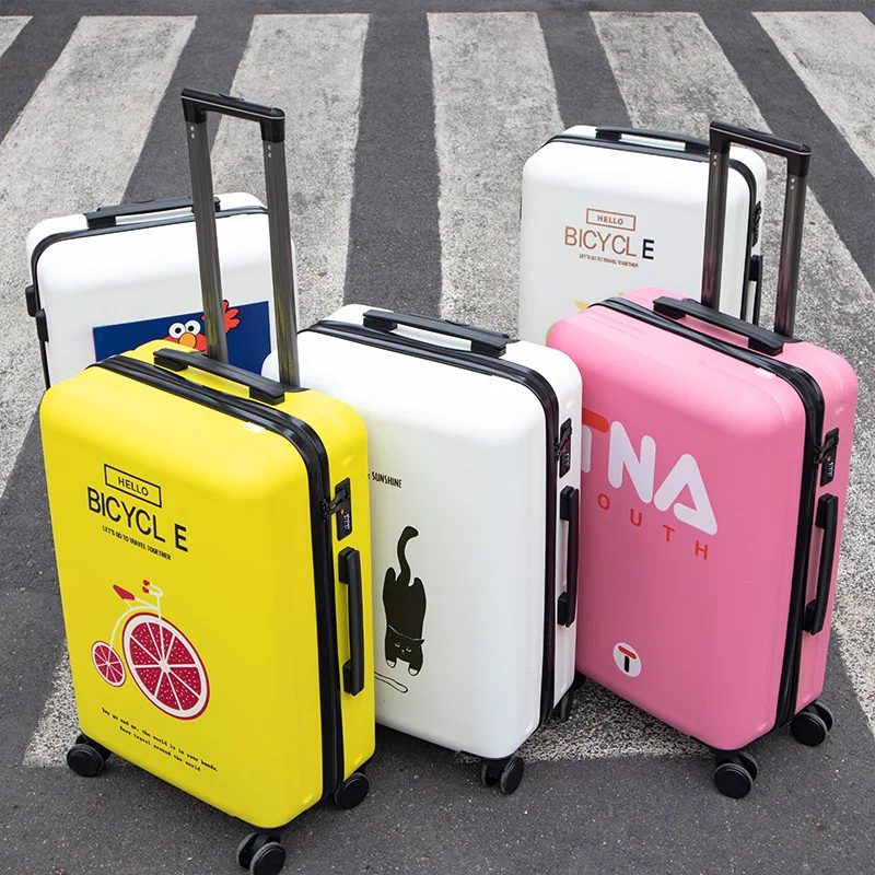 OEM Maleta Cabina на заказ полный Ультрафиолетовый Печатный чемодан Дорожный набор для хранения багажа из поликарбоната