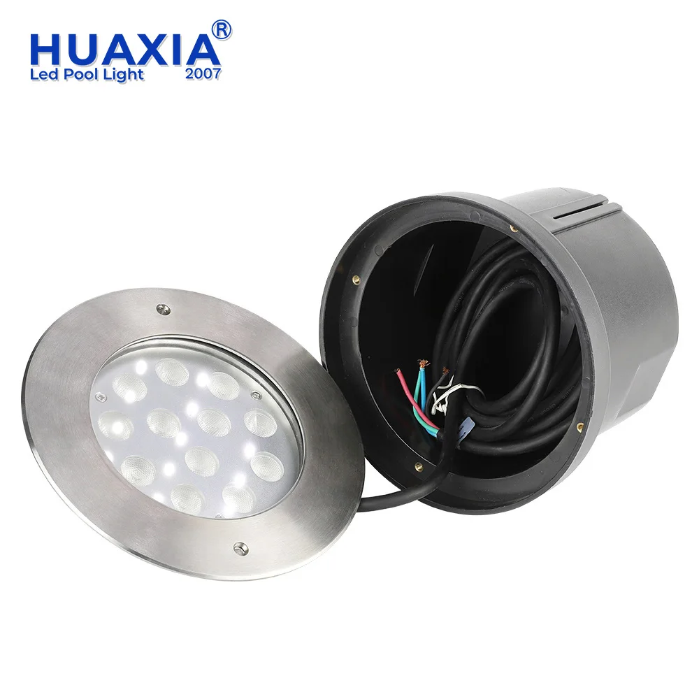 316 Stainless Steel IP68 RGB Remote Control Pool Light Slim Recessed LED for Swimming Underwater Waterproof Feature