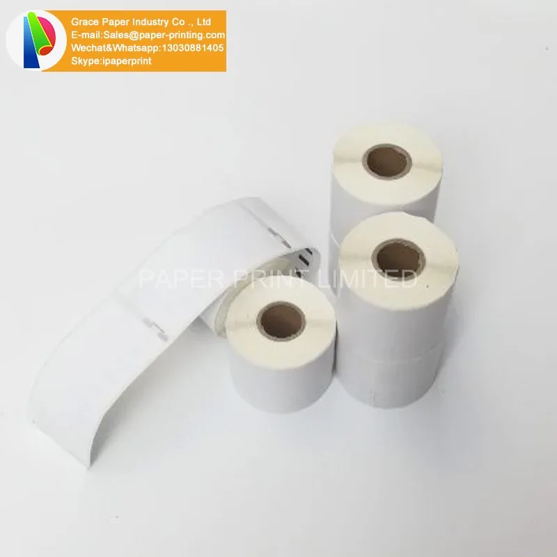 Direct thermal label 54*101mm Dymo 99014 Compatible yellow Label also supply Blue, green, orange, pink, red, color