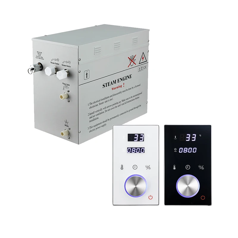 Stepon APP control WiFi smart control panel steam bath generator 9kw steam generator for shower room steam sauna generator