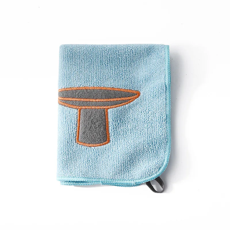 Вышивка салфетка из микрофибры для чистки кухонное полотенце пользовательский шаблон дизайн оптовая продажа Ткань