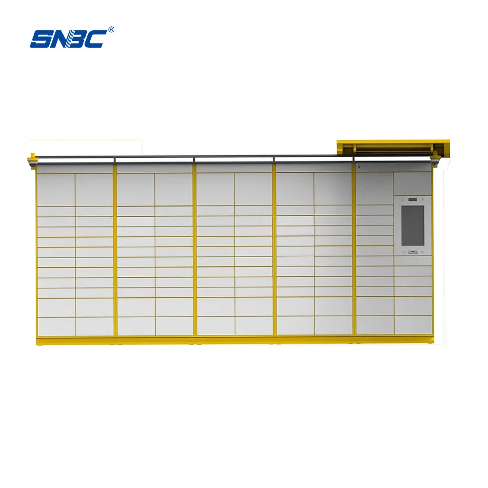 SNBC Outdoor Metal Parcel Mailbox Waterproof Apartment Standing Letter Box Network Smart Vending_Locker Indoor Outdoor Use