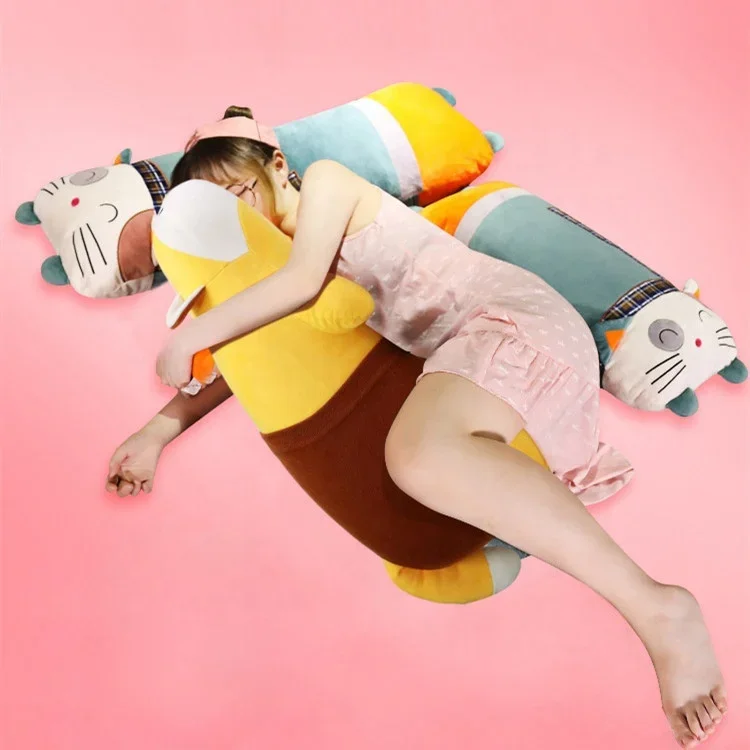 Hot Style Animal Pillow Dolls Hidden Simulation Automatic Retractable Dildo Female Masturbation Cannon Toy Vibrators for Girls