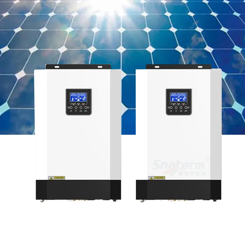 Параллельный 11 кВт 11000 Вт 48VDC-220VAC солнечный гибридный инвертор с 48V220A MPPT контроллеры солнечного заряда PV вход 450VDC