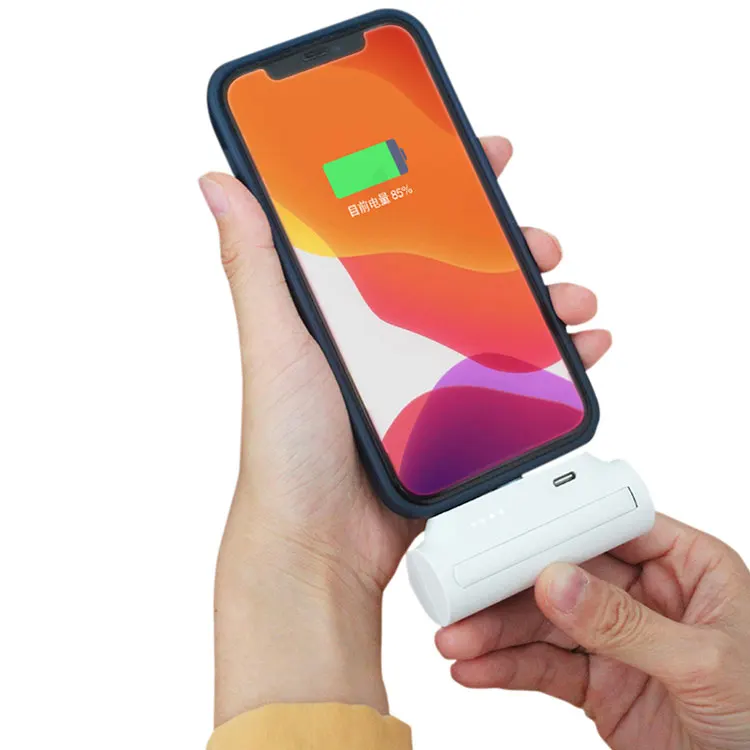 Slim Pocket Small Size 5000 Mah Phone External Battery Charger 5000mah Mini Power Bank