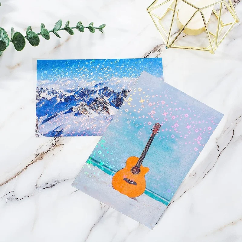 circle pattern security cut ink x11 backing hologram die vinyl paper blank roll 8.5 with sheet custom holographic sticker sheet