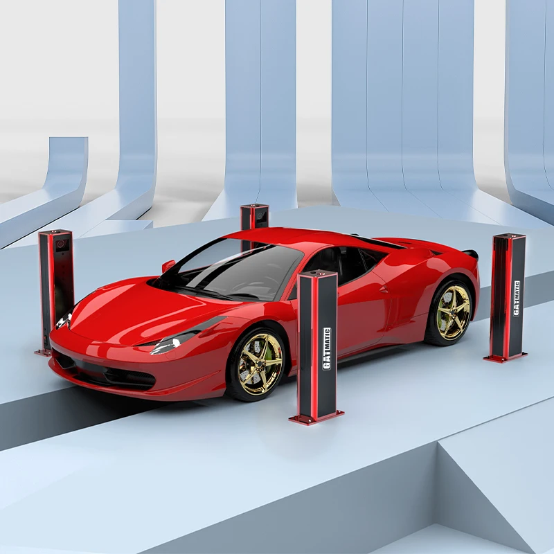 GATMATIC Fully Automatic 3D Wheel Alignment Equipment Wireless Touchless Car Service Four Wheel Aligner
