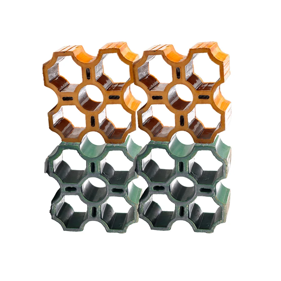 Традиционный цветочный глазированный Блок керамический полый кирпич