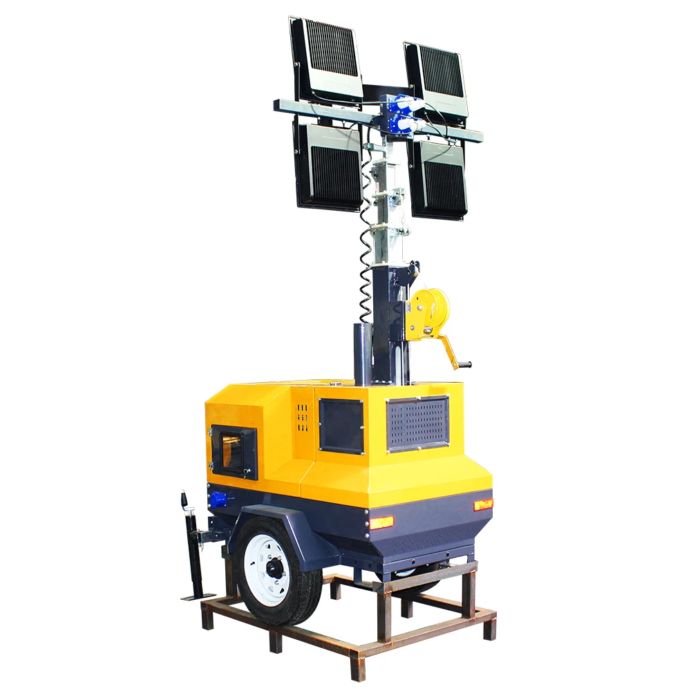 Factory Diesel Light Tower Multifunction Outdoor Tower Light Price