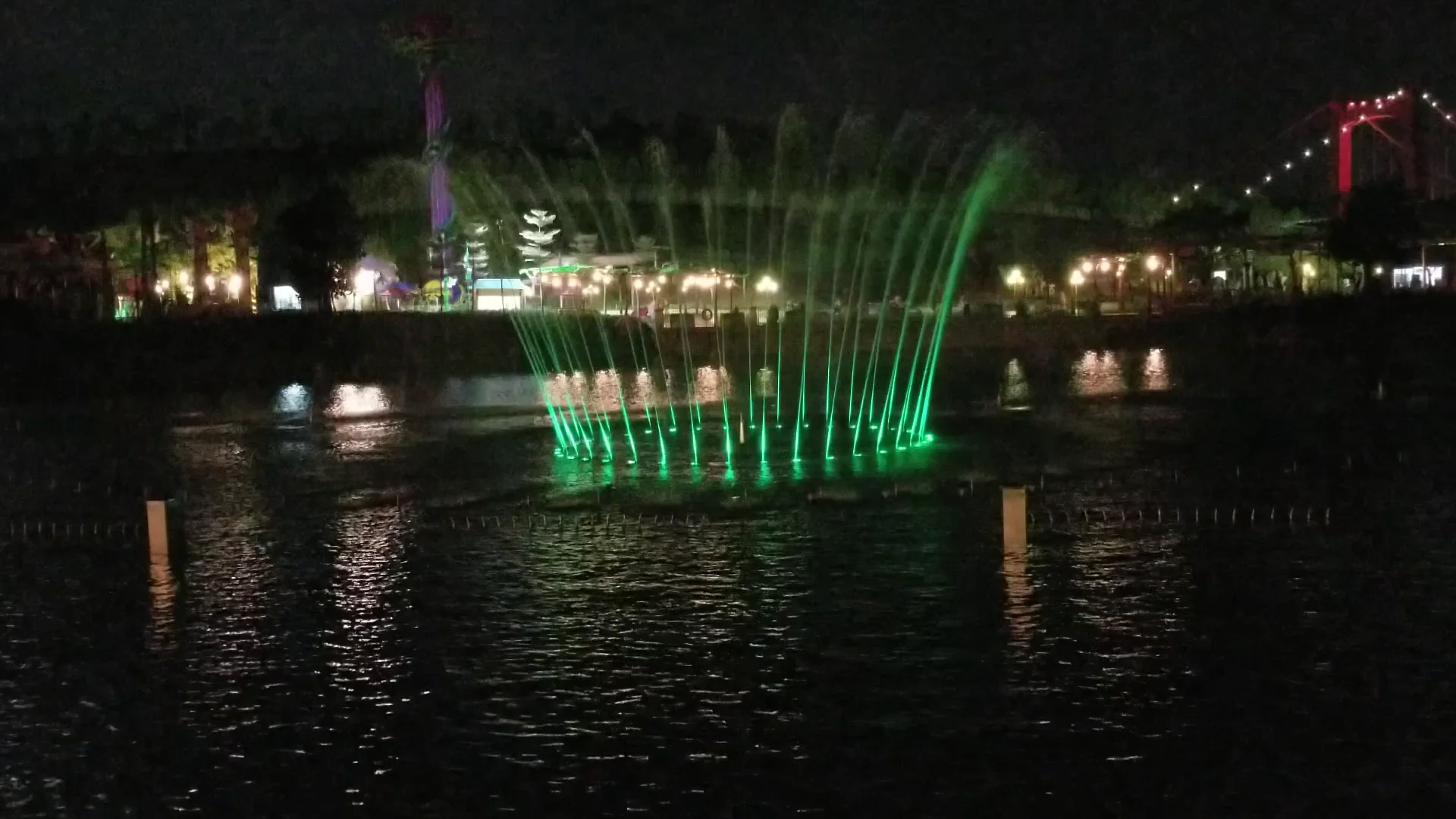 stainless steel sea-gull nozzle music dancing water fountain