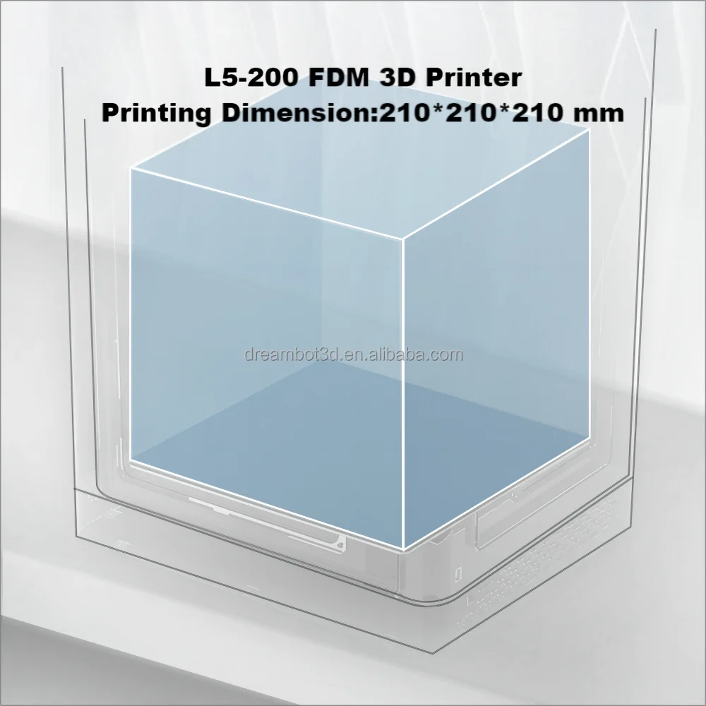Dreambot3d L5-200  210*210*210mm High Precision Desktop DIY FDM 3D Printer For Fun