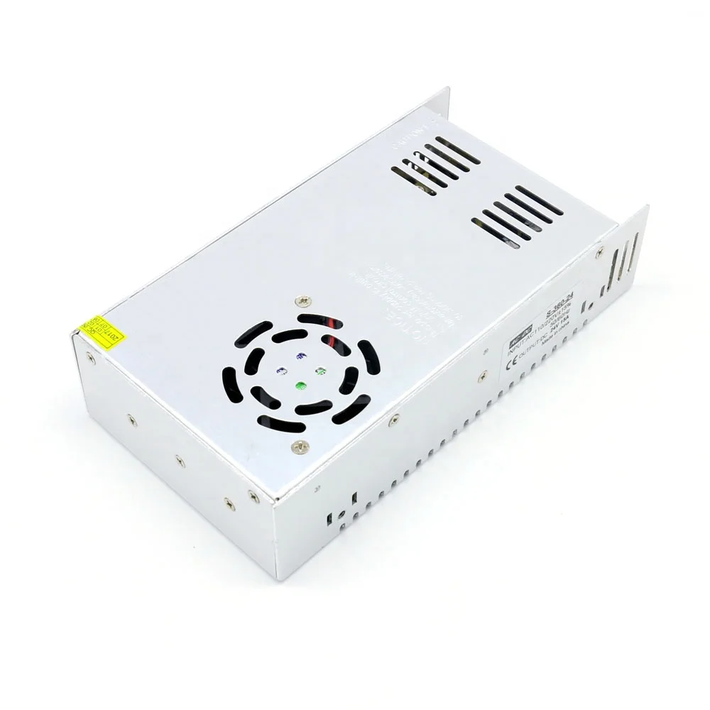 360W 24V Switching Power Supply AC 110 220V by Switch 24v 15amp SMPS LED Driver CCTV