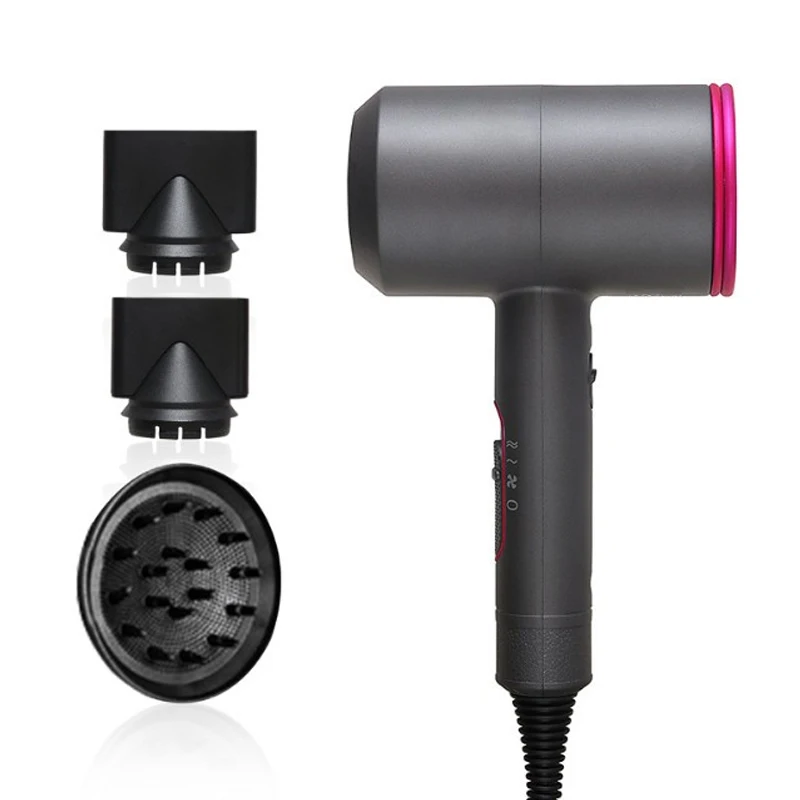 1500W Hair Dryer Professional  Negative Ions Blow Dryer (with 4 Different Levels Temperature and Wind)