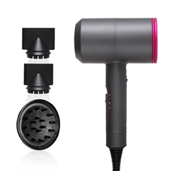 1500W Hair Dryer Professional  Negative Ions Blow Dryer (with 4 Different Levels Temperature and Wind)