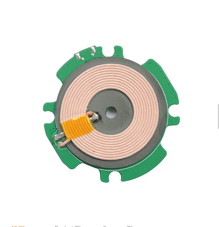 OEM ODM Customized Qi Wireless Charger Round PCBA for Smartphones