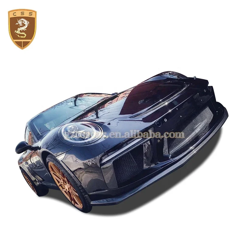 Автоаксессуары GT3 стильные автомобильные комплекты из углеродного волокна для 991 2 переднего бампера боковые юбки