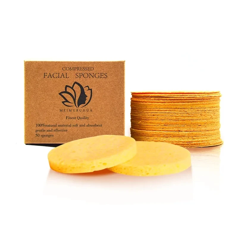 Degradable Esponja De Maquillaje Makeup Remover Pads Microfiber Cute Sponge With Logo