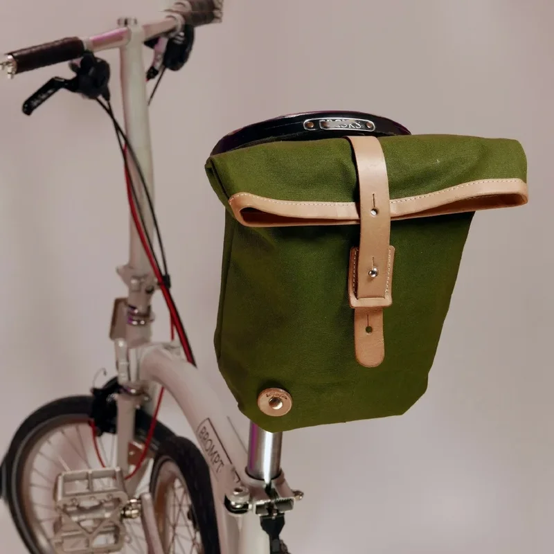 Portable Modern Bicycle Front Bags Canvas Outdoor Handlebar Case Classic Bike Accessories