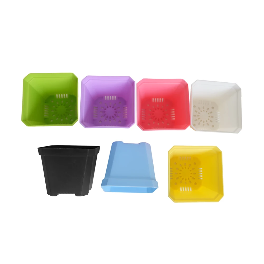 Rectangular Unique Horticulture Plastic Indoor Succulent Pots For Plants