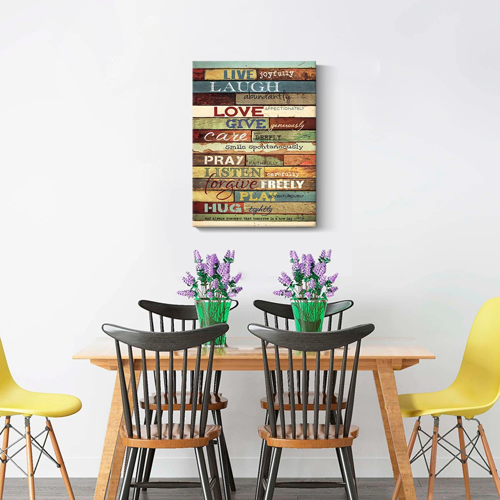 
 Оптовая продажа, вдохновляющая рамка для настенного искусства, мотивационные цитаты, галерея, печать на холсте на заказ для украшения стен  