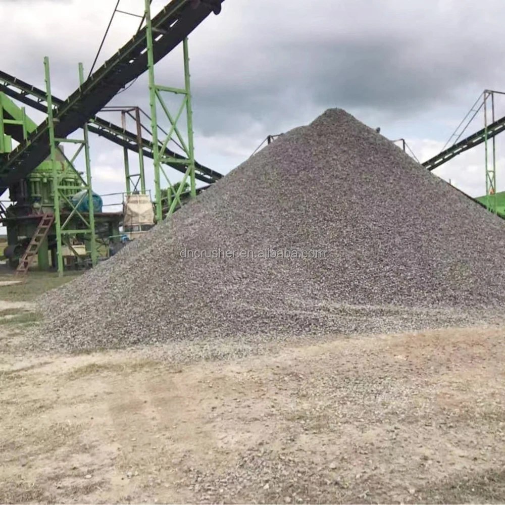 Полный агрегат речного гравия 100 TPH камнедробильная установка для
