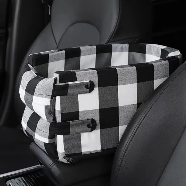 New Design Custom Outdoor Travel Pet Car Seat Dog Booster Removable Washable Dog Car Seat