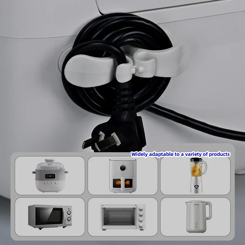 Wholesale Household cable organizer power cord holder kitchen wall plug holder charging cord storage organizer cord winder