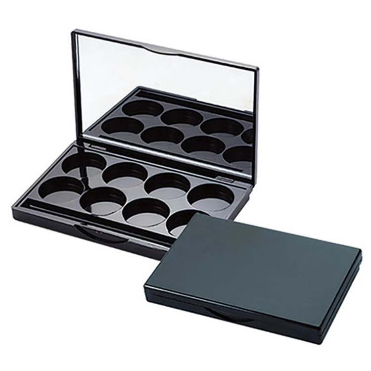 Y080-2 eyeshadow palette private label empty 8 Color eye shadow makeup cosmetic packaging case