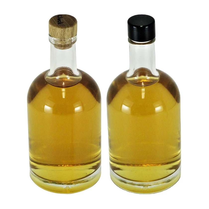 Japanese custom clear glass liquor bottle 500ml use for spirit