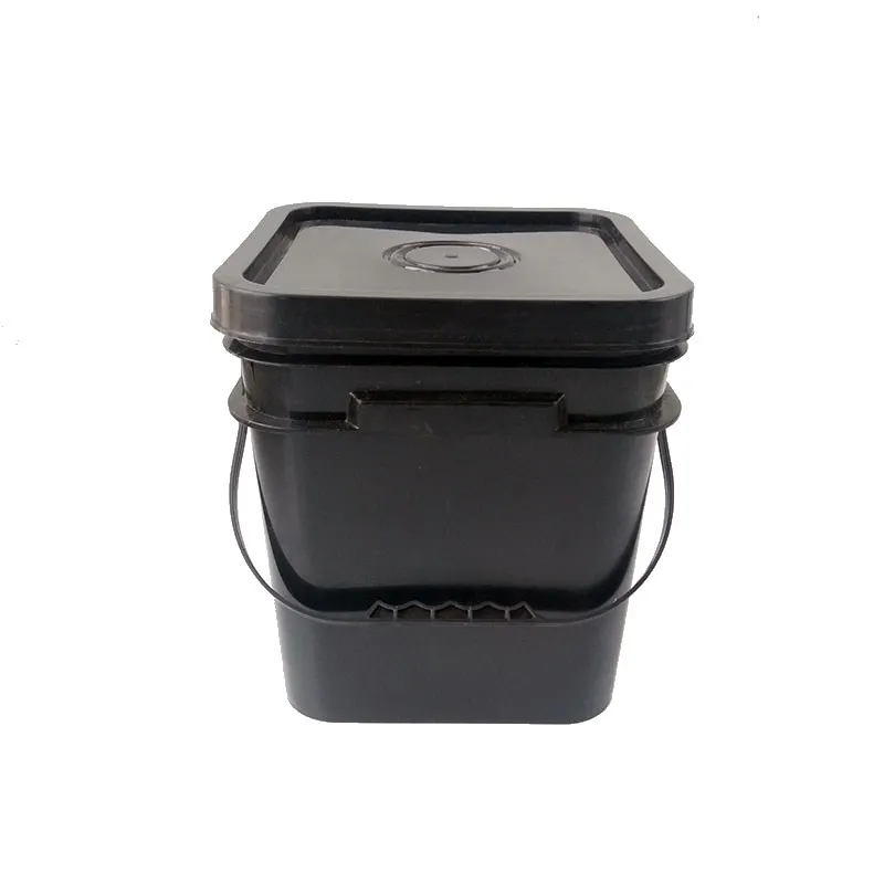 Supply 2L 4L 5L 8L 10L 15L 18L 20L square plastic bucket in food grade